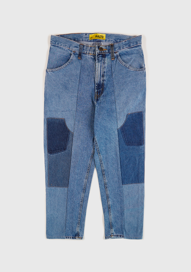 SPLIT LONG DENIM TROUSER