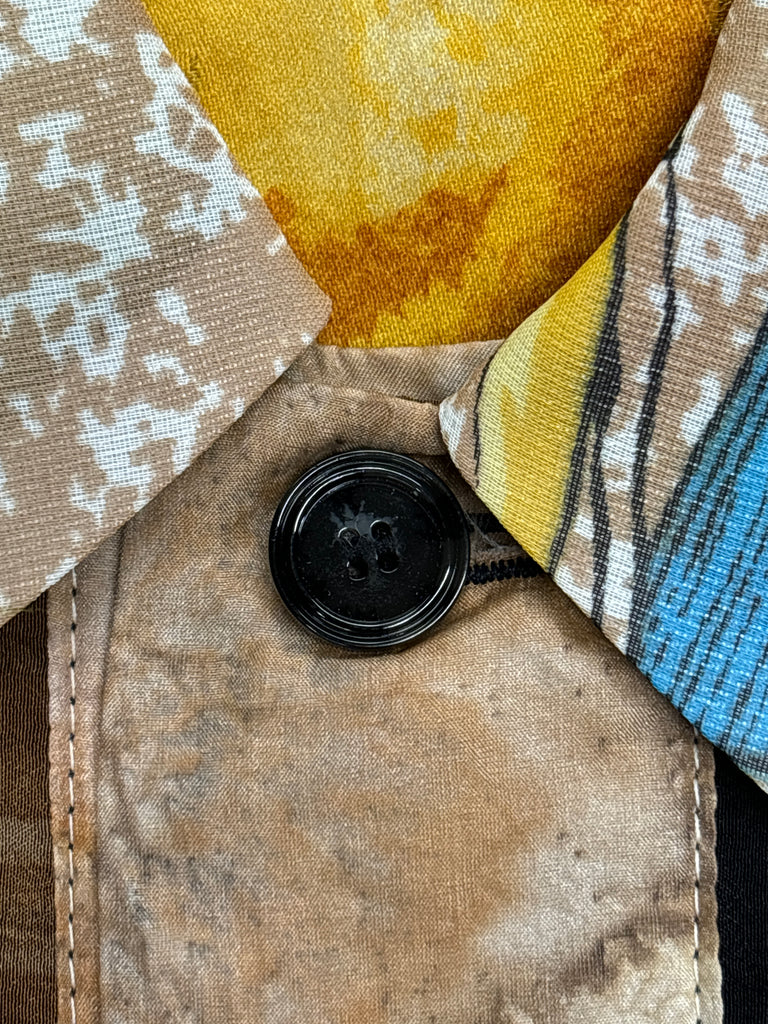 Patchwork Scarf Shirt — Recoded™ Serie