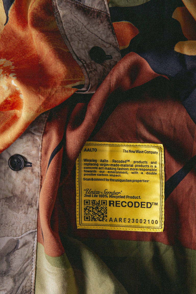 Patchwork Scarf Shirt — Recoded™ Serie