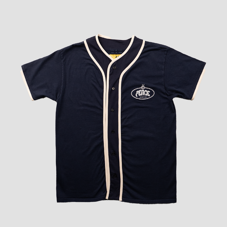 EMBROIDERY BASEBALL JERSEY SHIRT