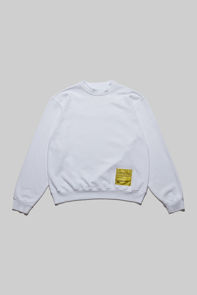 Monochromatic 'Unica Semper' Crewneck Sweatshirt